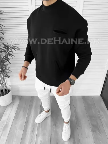 Hanorac barbati negru slim fit K226 31-1